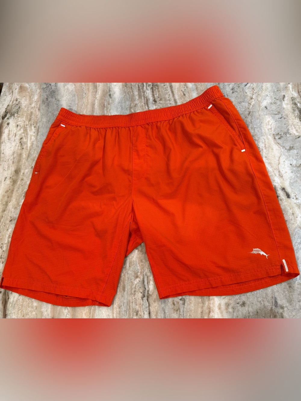 Men’s TOMMY BAHAMA Orange swim trunks- Size XXL